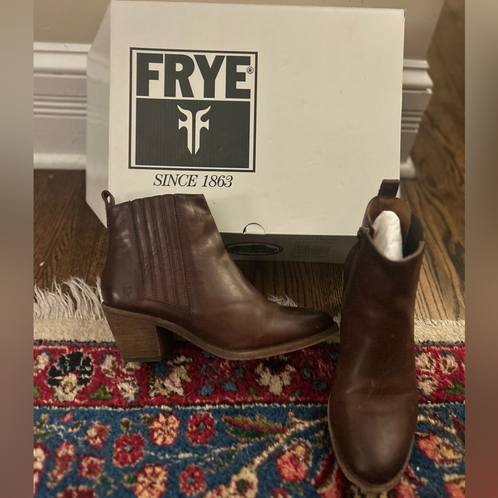 Frye Booties Size 7 worn only TWICE!